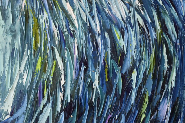 fish painting impasto