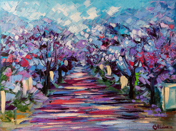 Jacaranda Painting