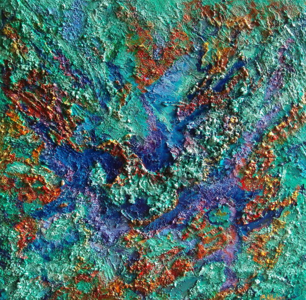 Abstract Underwater Painting