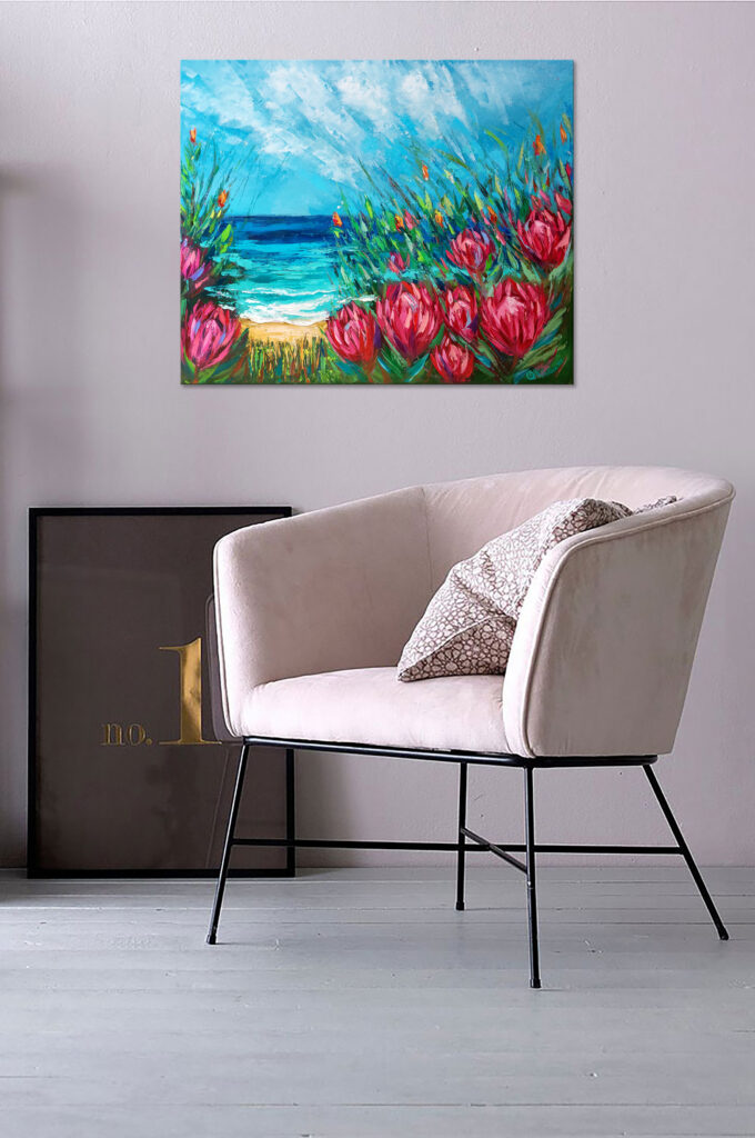 Protea Painting