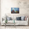 Hawaii Coral Reef Painting Original Art OIl on Canvas Impasto Art 50x76cm - Image 8