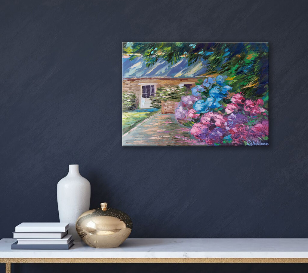 Hydrangea Painting