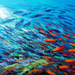 Hawaii Painting Coral Reef