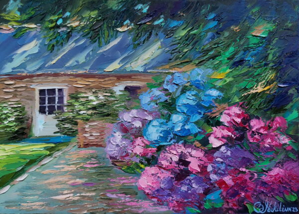 Hydrangea Painting