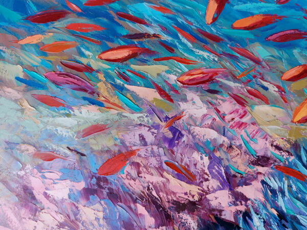 Red Fish painting