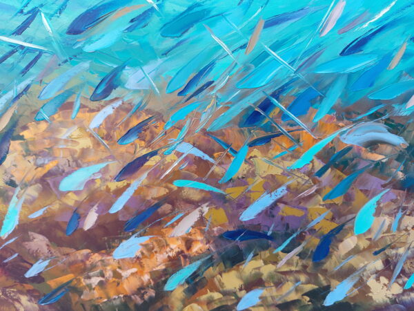 Underwater art fish painting