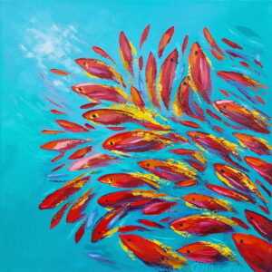 Red Fish Painting