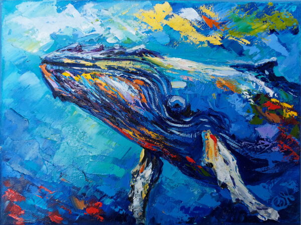 Whale Painting original Art