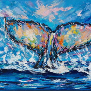 Whale tail Painting