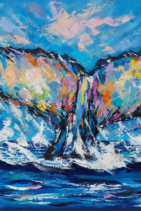 Whale tail Painting