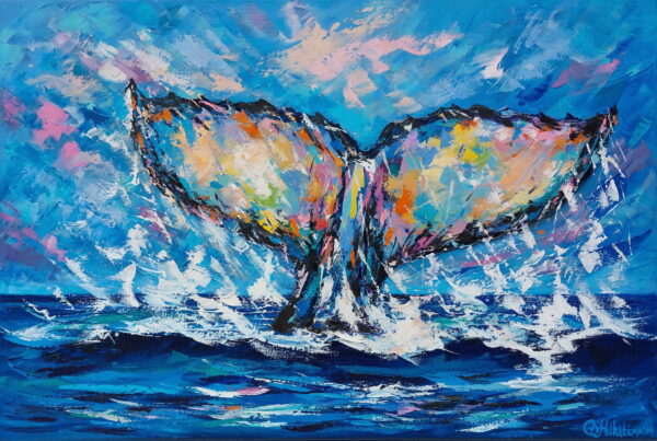 Whale tail Painting