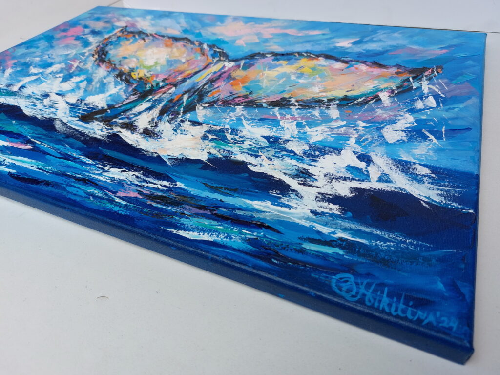 Whale tail Painting