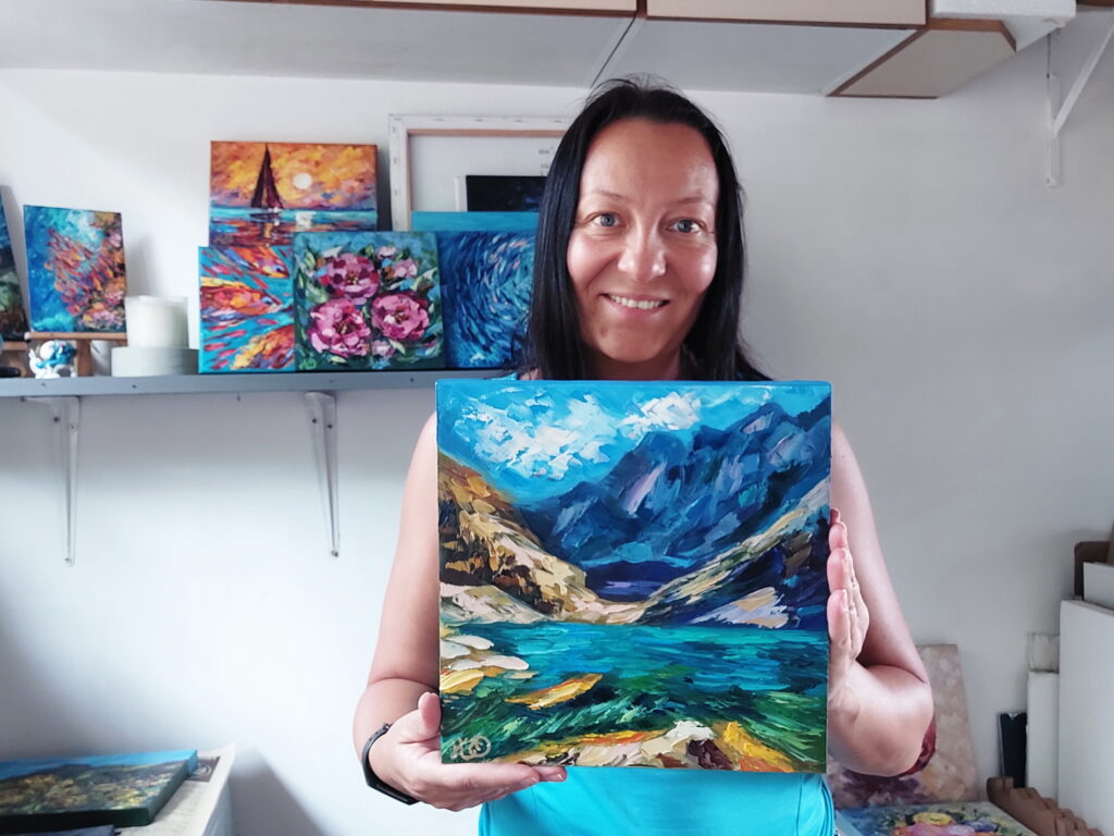 Rocky Mountains painting