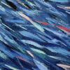 Sardines Painting Blue Fish
