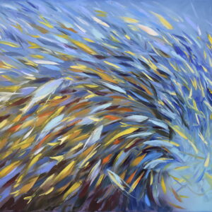 School of Fish Painting