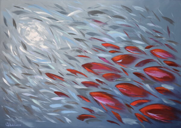 Red Fish Painting