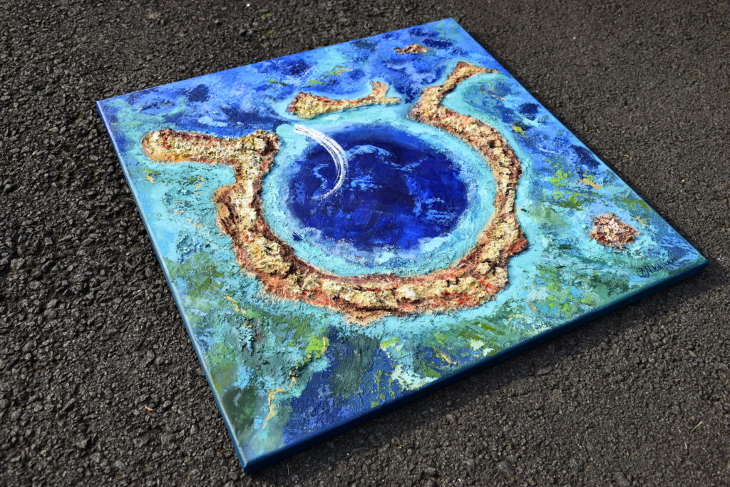 Belize Blue Hole Painting