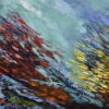 impasto painting coral reef