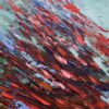 fish impasto painting