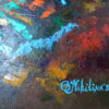 Hawaii Coral Reef Painting Original Art OIl on Canvas Impasto Art 50x76cm - Image 7