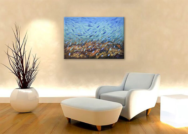 Fish Painting Coral Reef