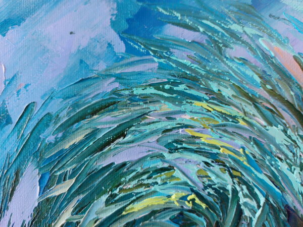 BaitBall Sardine Run Oil Painting