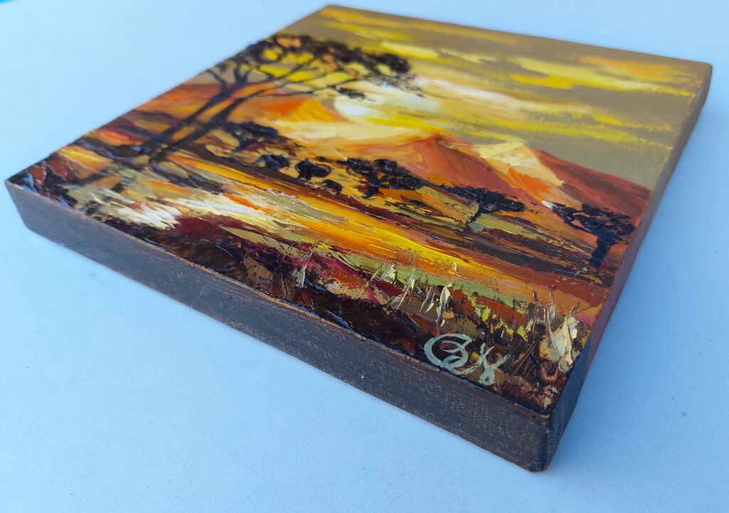 Savannah Painting Africa Landscape