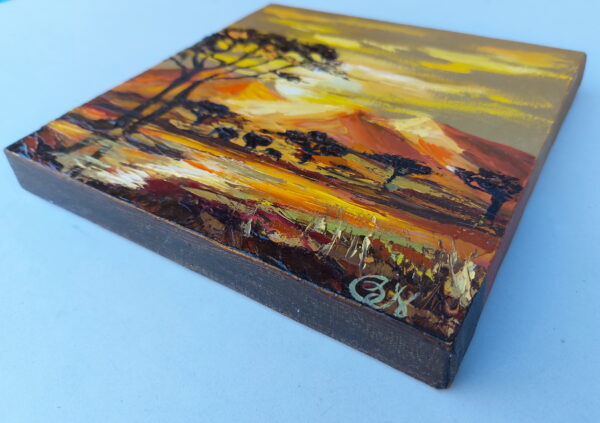 Savannah Painting Africa Landscape