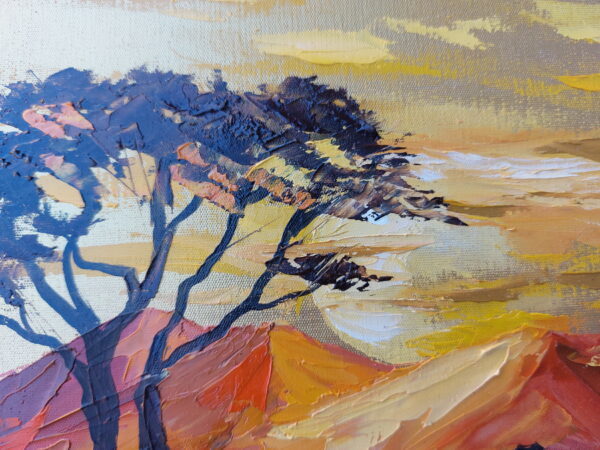 Savannah Painting Africa Landscape