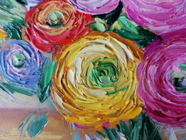 Ranunculus painting original art