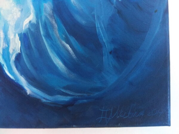 Jelly Fish Oil Painting