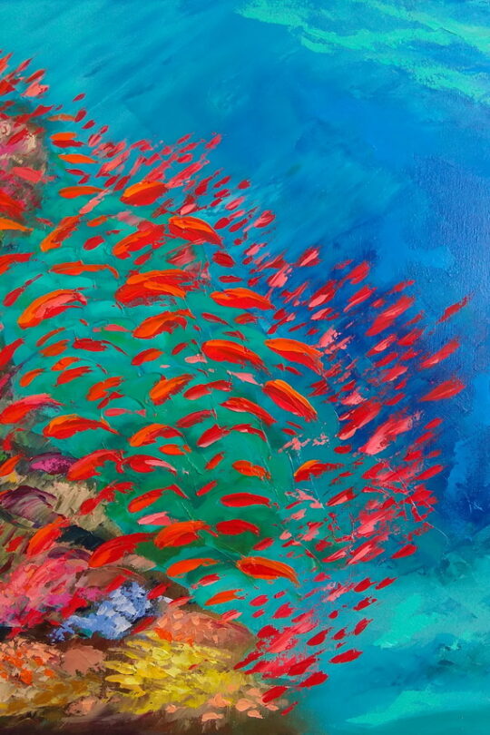 Coral Reef Oil painting