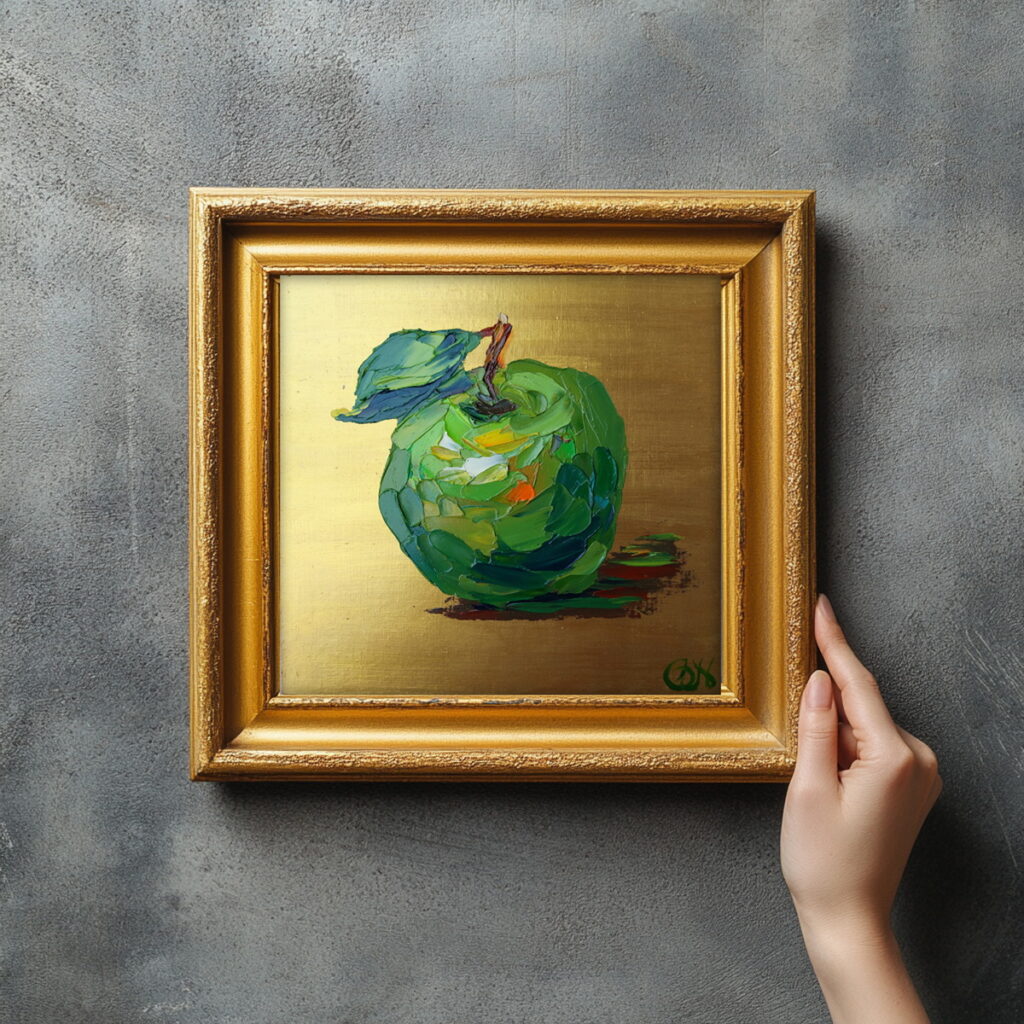 Green Apple Painting
