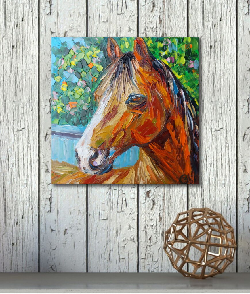 Horse Oil painting