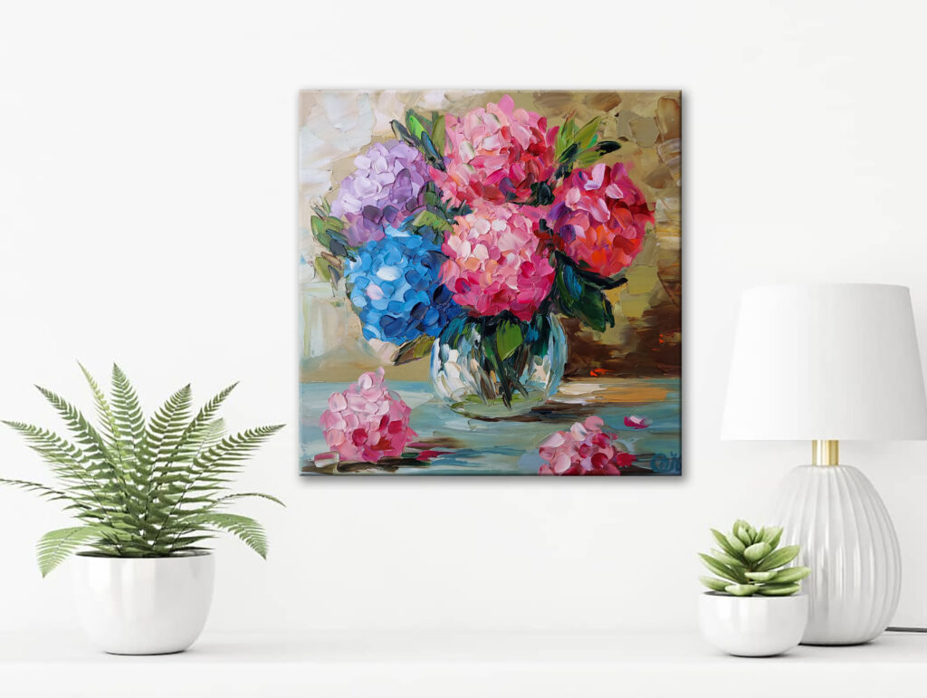 Hydrangea Painting Bouquet