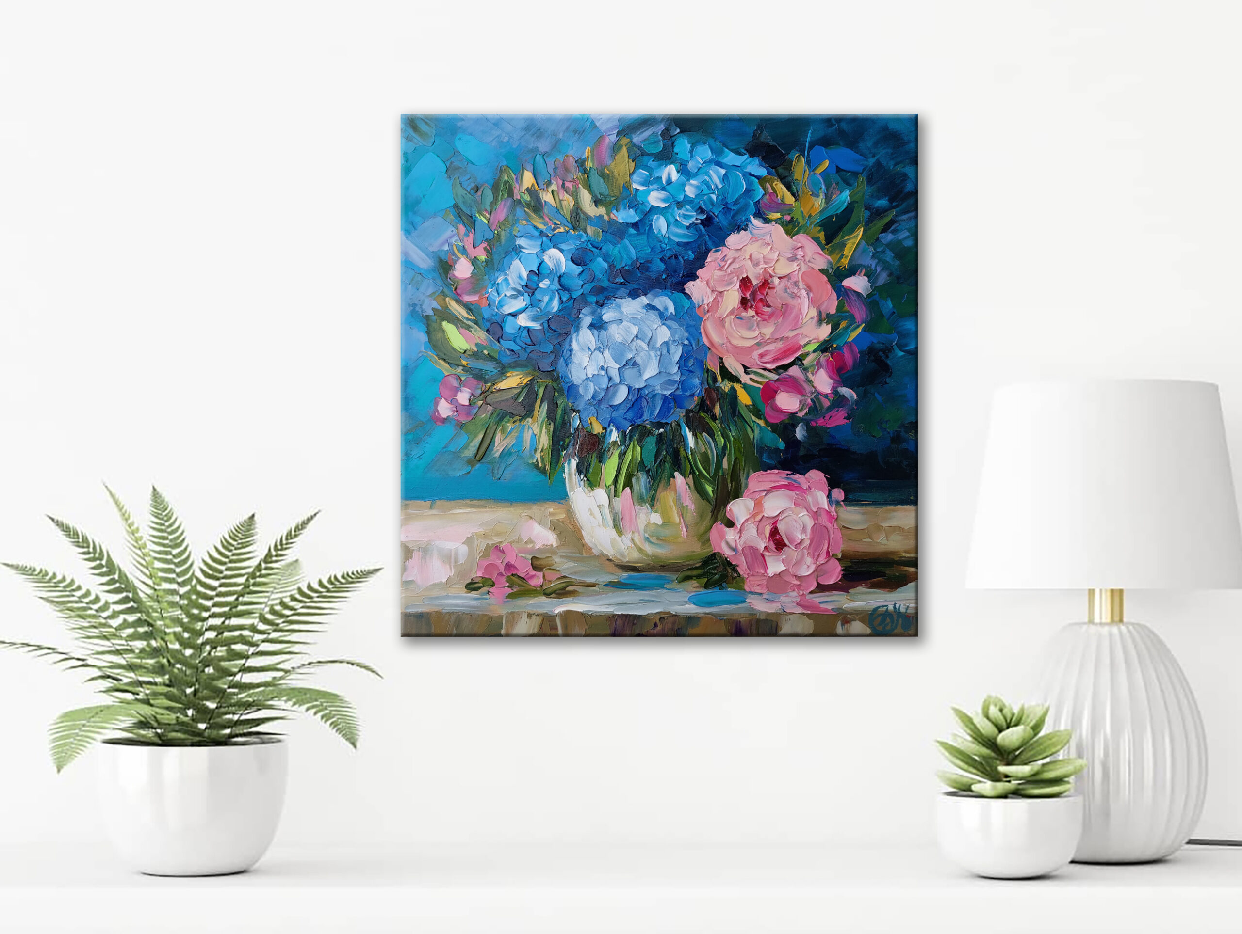 Hydrangea Painting Bouquet