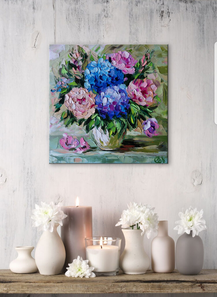 Hydrangea Painting