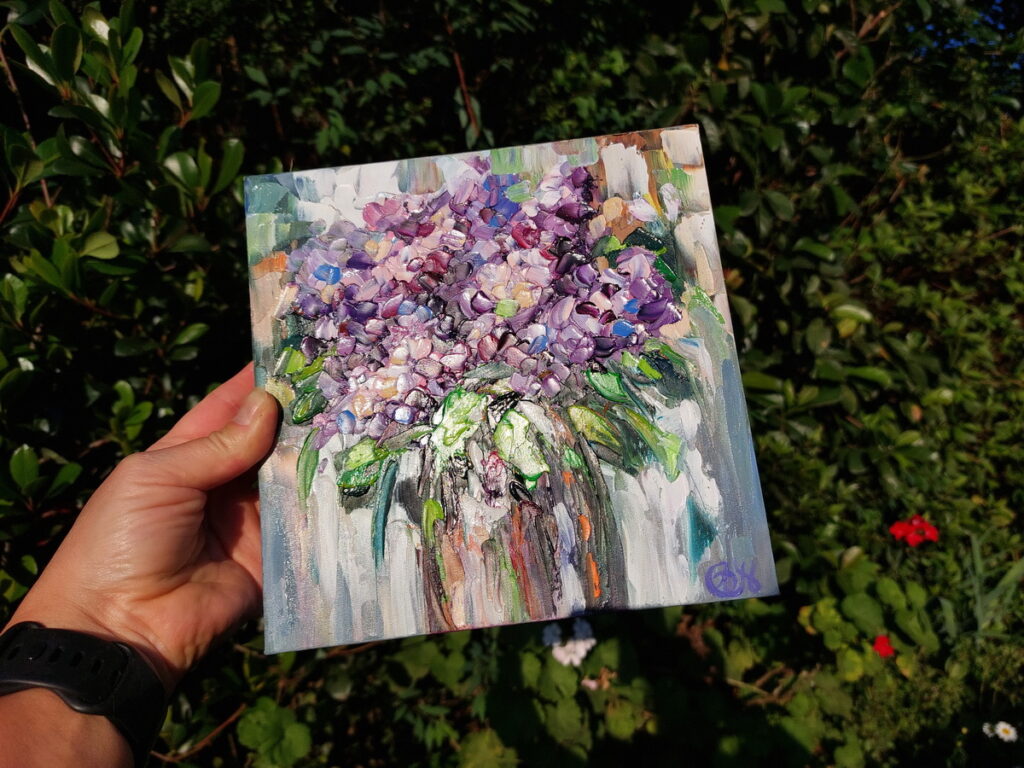 Lilac Painting