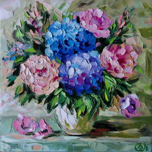 Hydrangea painting