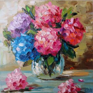 Hydrangea Painting Bouquet