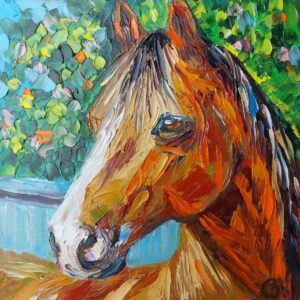 Horse Oil painting