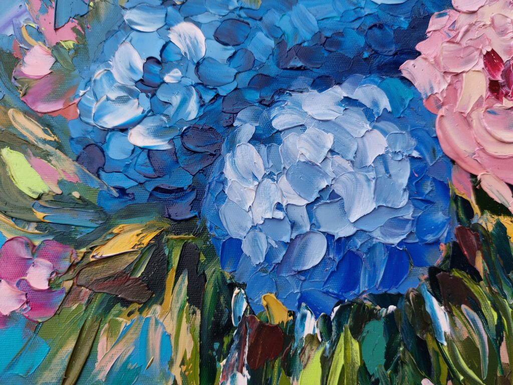 Hydrangea Painting