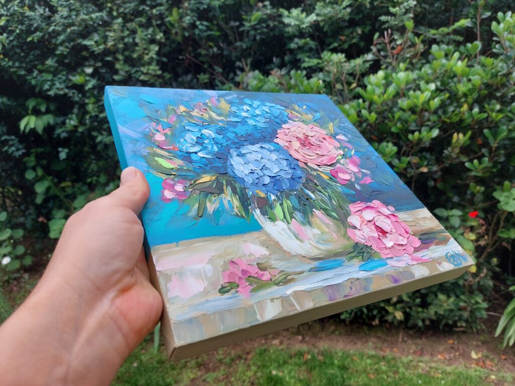 Hydrangea Painting Bouquet