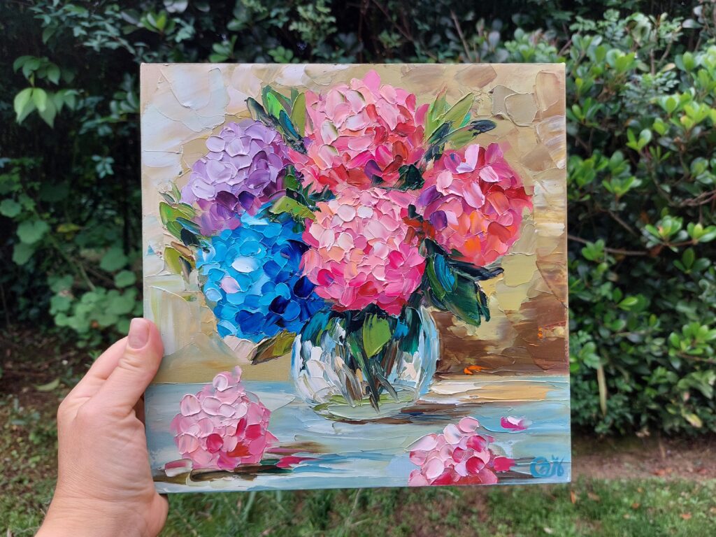 Hydrangea Painting