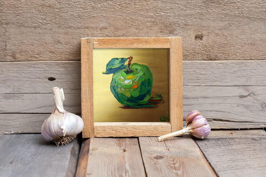 Green Apple Painting