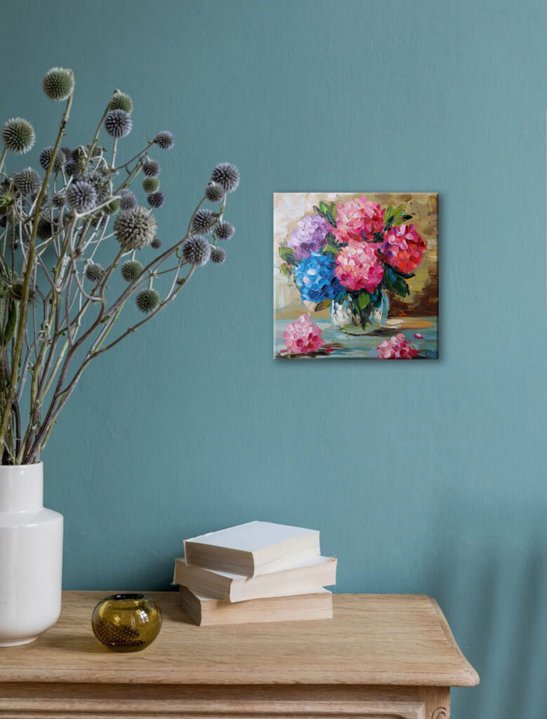 Hydrangea Painting Bouquet