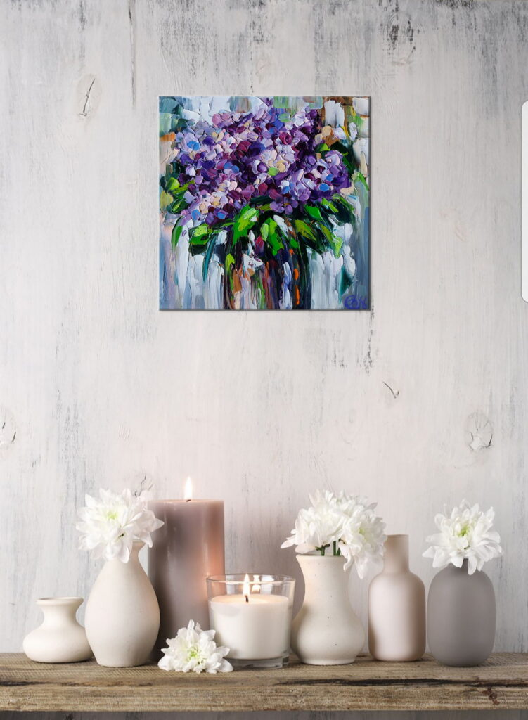 Lilac Painting