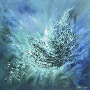 Sardines Baitball Painting Oil