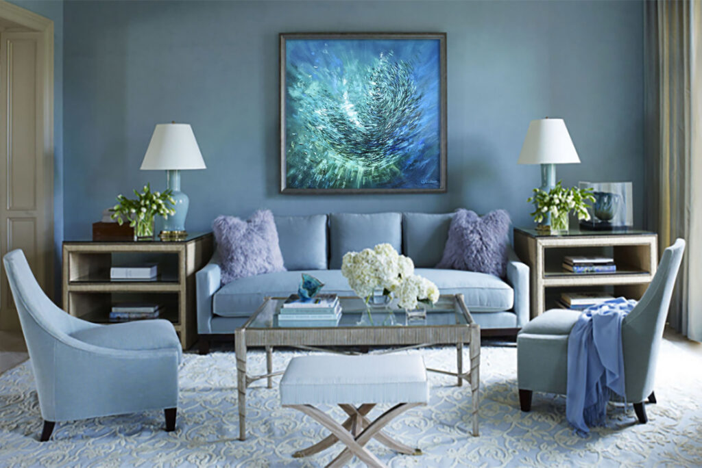 Sardine Run Baitball Painting Oil