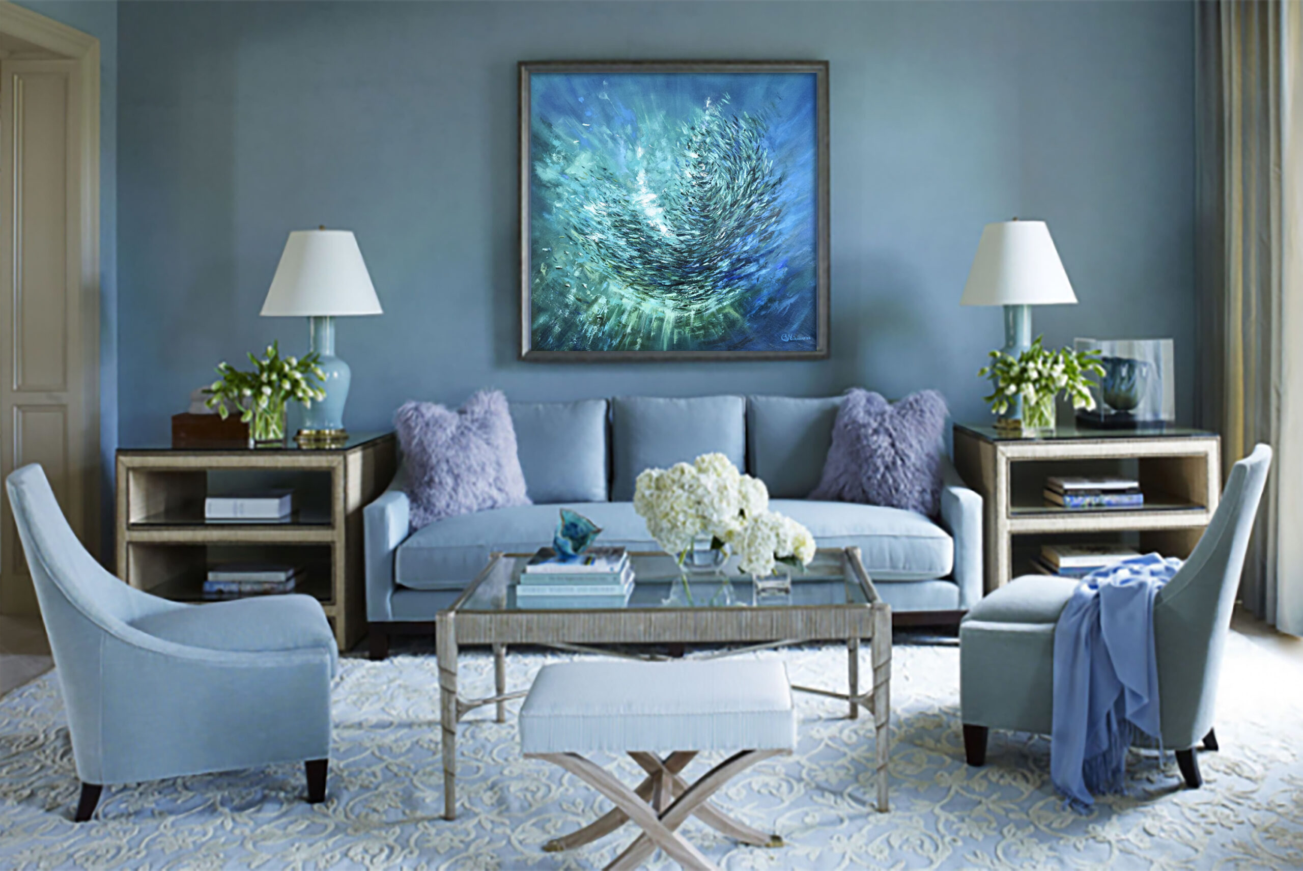 Sardine Run Painting Oil